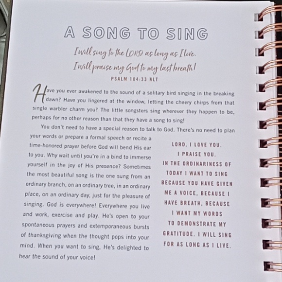 Devotional Coloring Book with Spiral Bound Text And Pictures 312 Pages - Picture 6 of 8